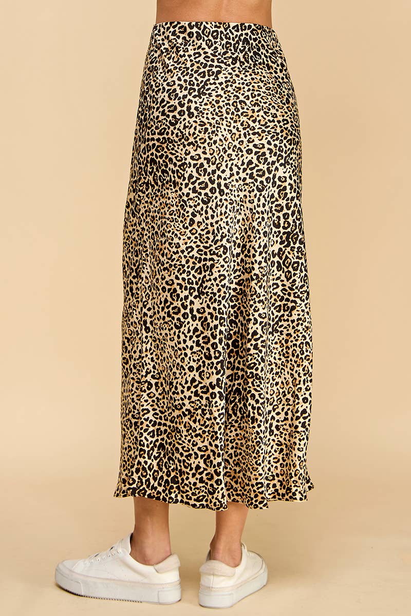 TCEC Animal Print Waistband full length Skirt