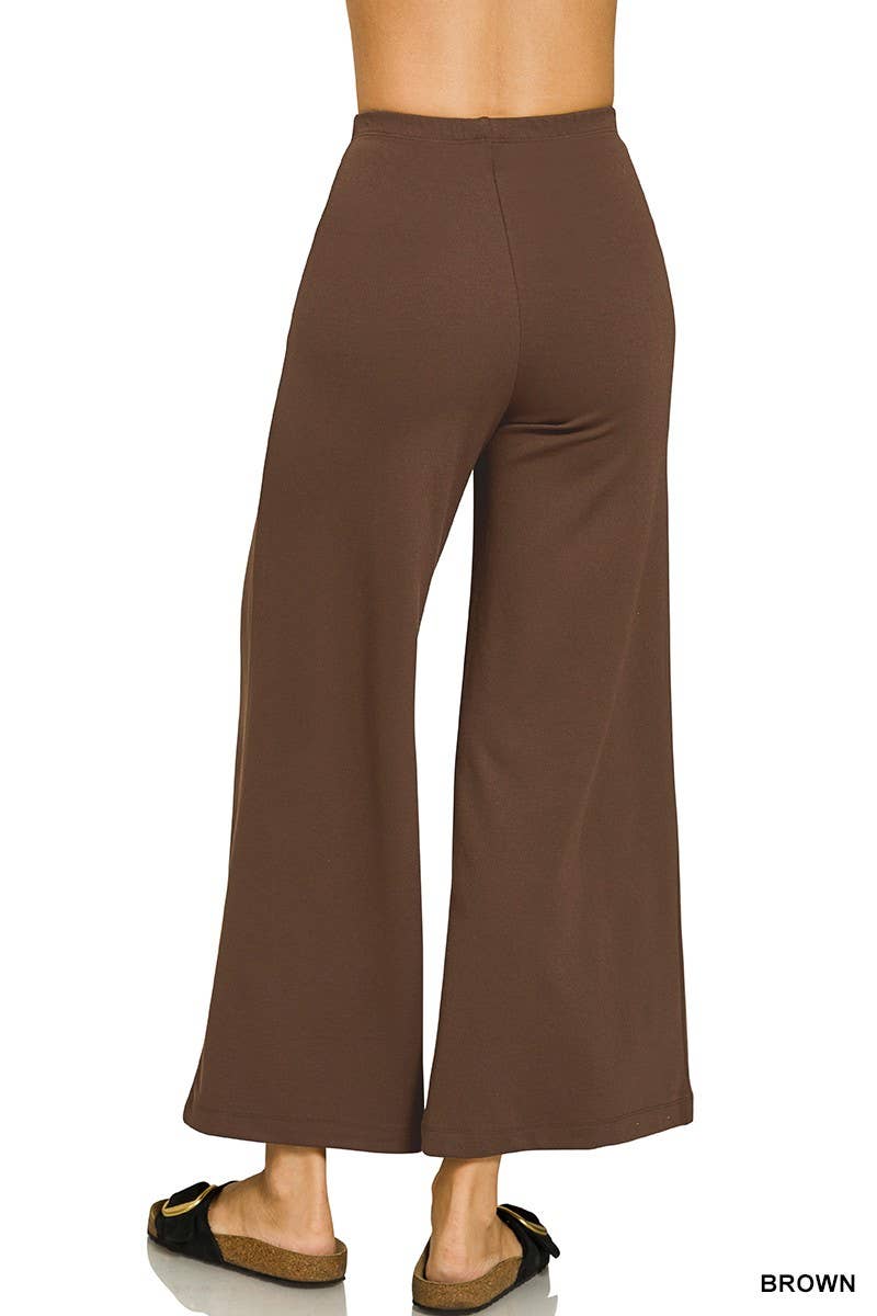 Vanilla Monkey - Heavy Ponte Elastic Waistband Pintuck Pants