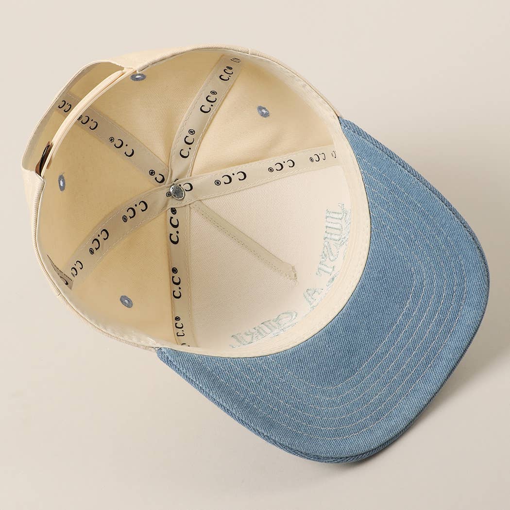 Fashion City - Just A Girl Who Loves Jesus Embroidery Trucker Hat