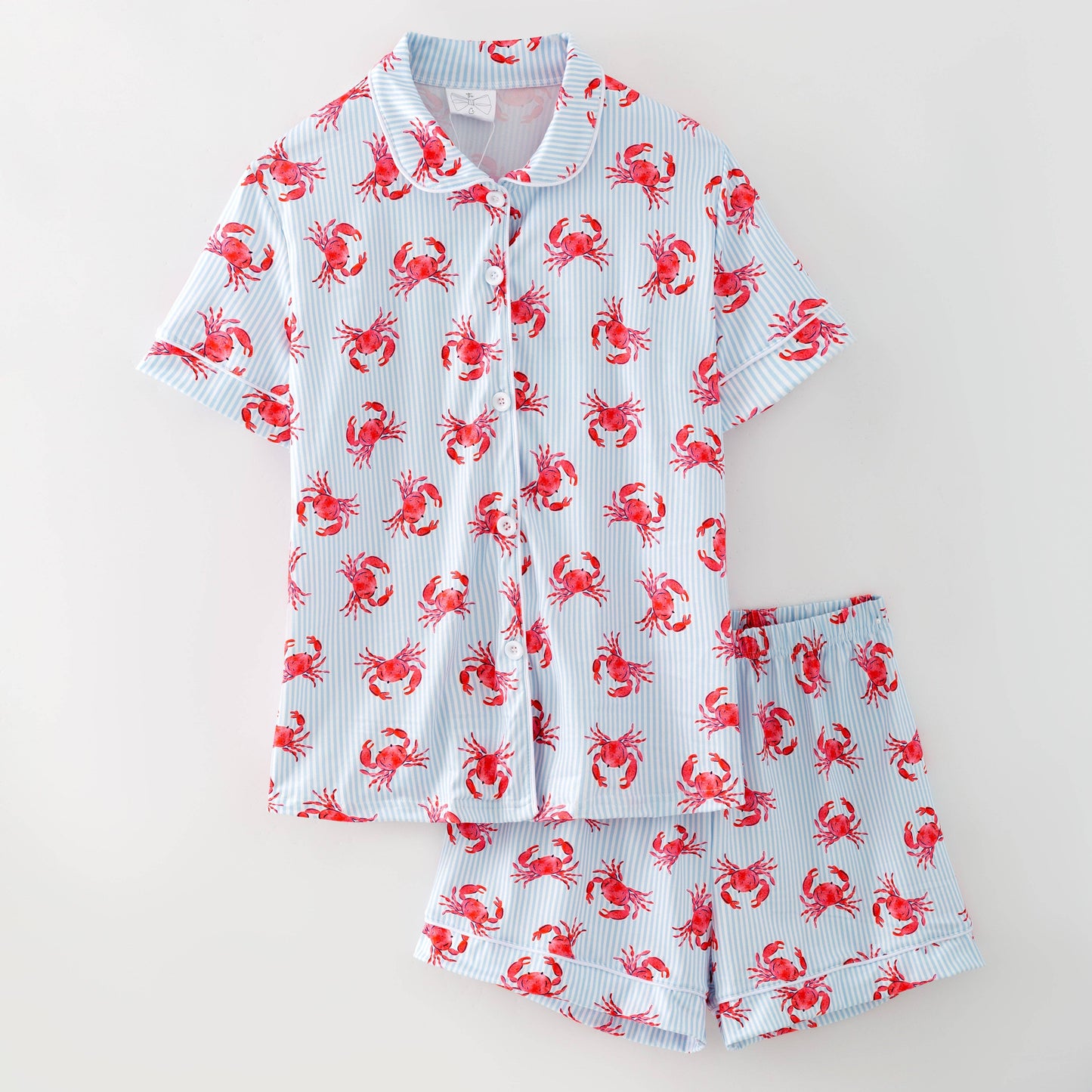 Coastal Crab Pajama Set | Beach PJs