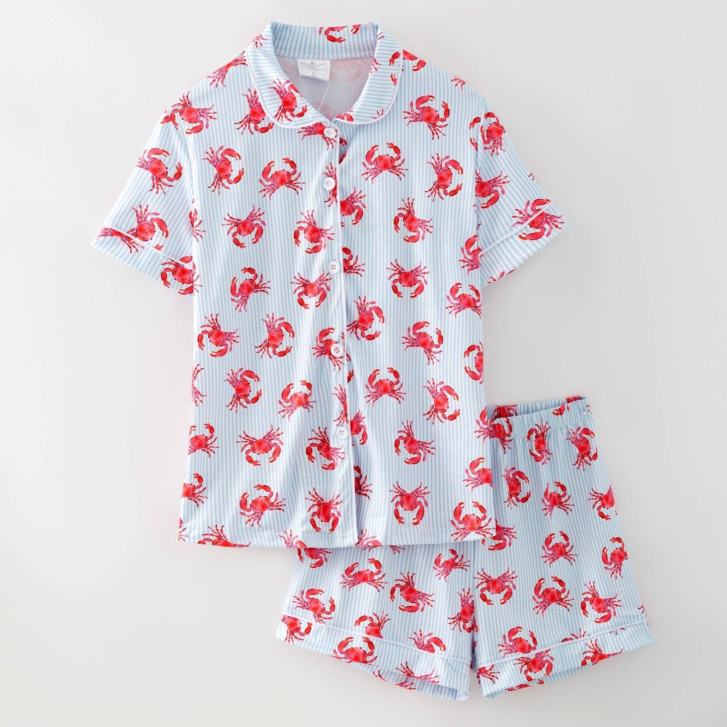 Coastal Crab Pajama Set | Beach PJs