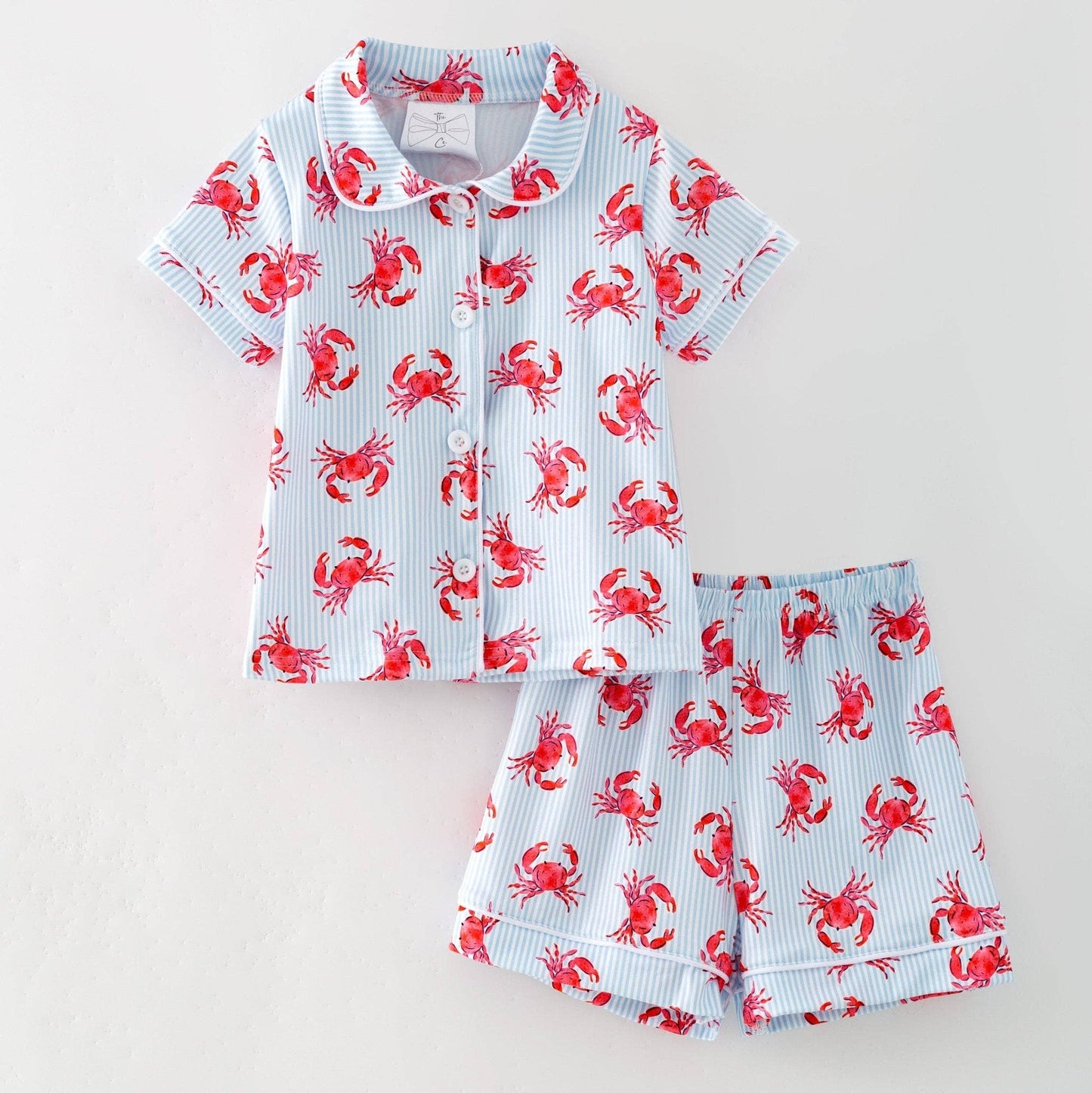 Coastal Crab Pajama Set | Beach PJs