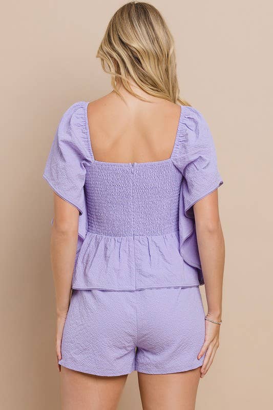 TCEC -Peplum Style Romper