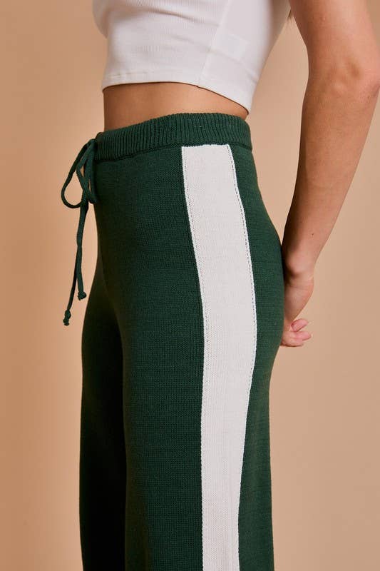 GILLI - SWEATER TRACK PANTS Green