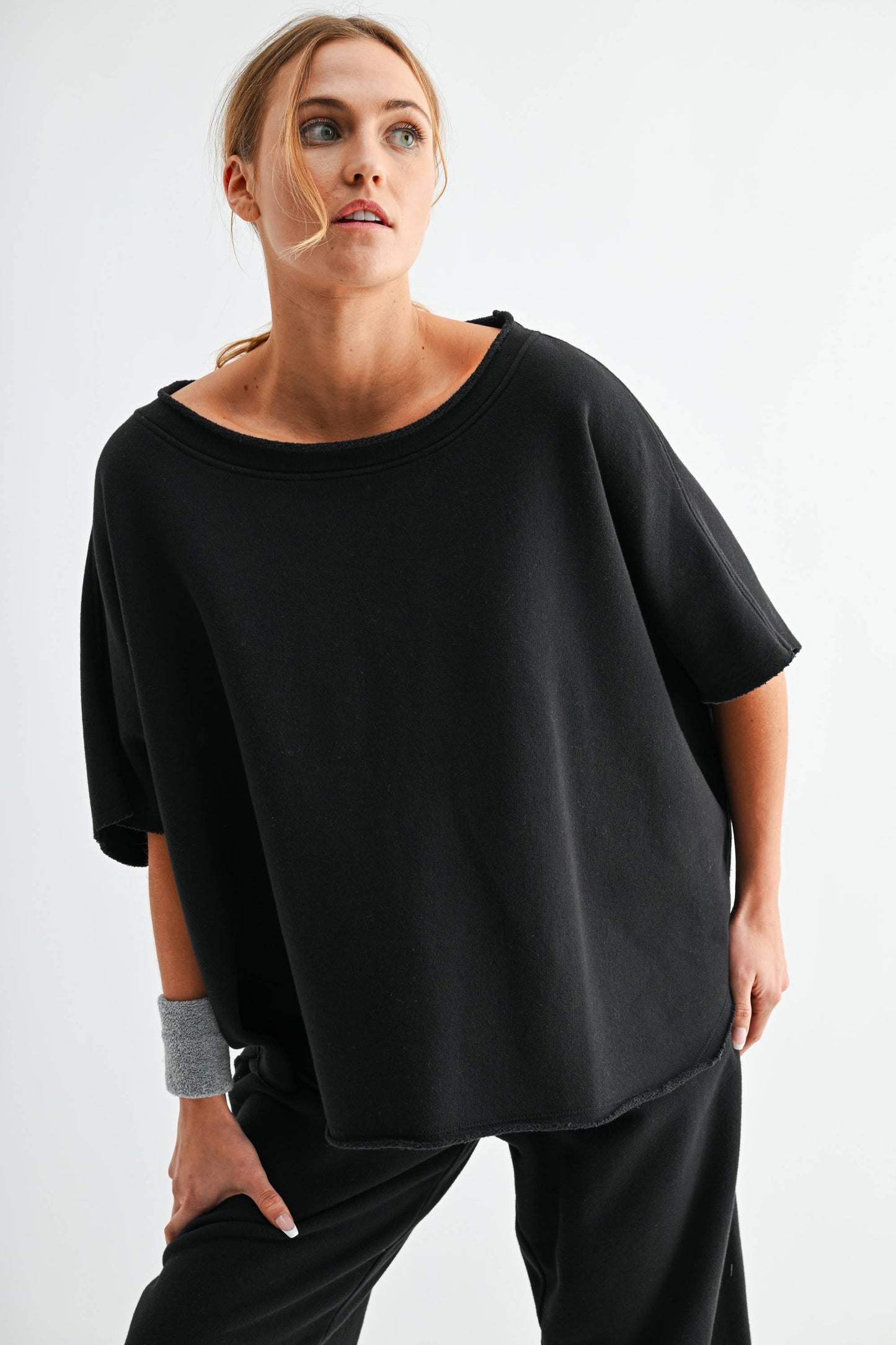 Mono B - Malibu Vintage Dolman Top Oversized!