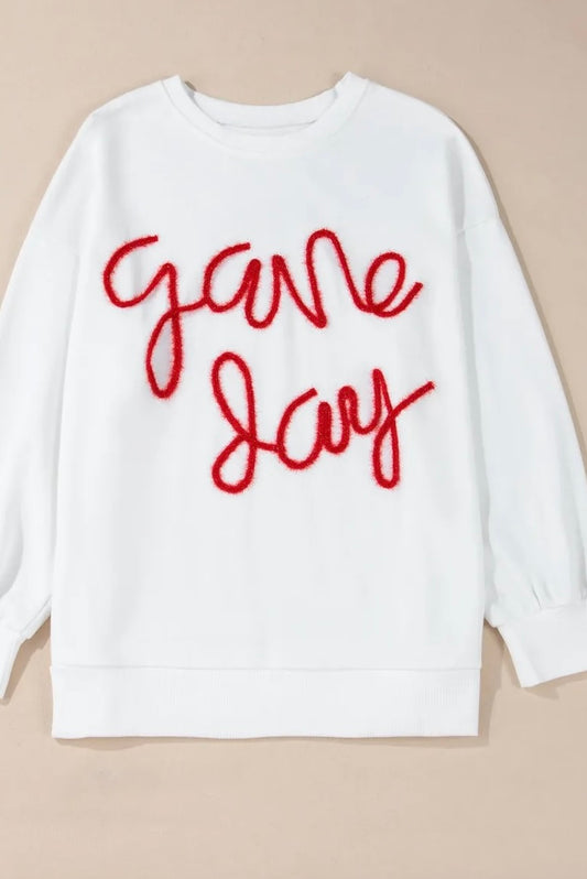 Red 'Game Day' Sweatshirt