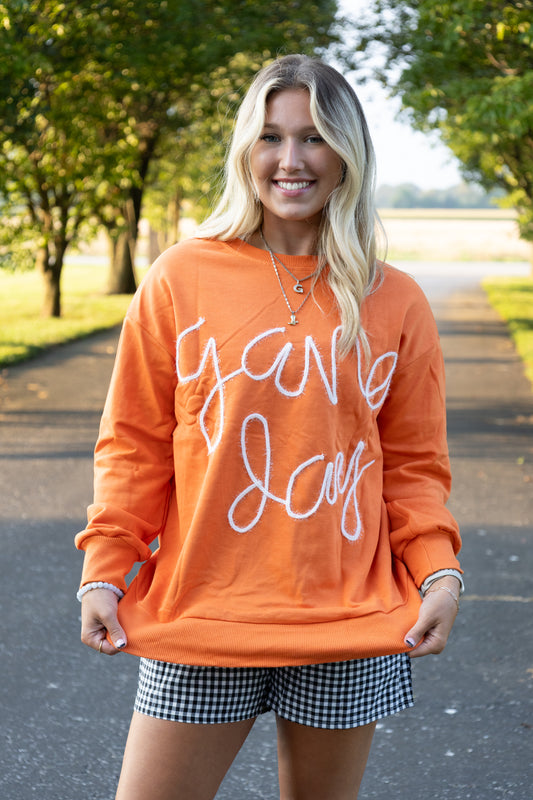 Orange 'Game Day' Sweatshirt