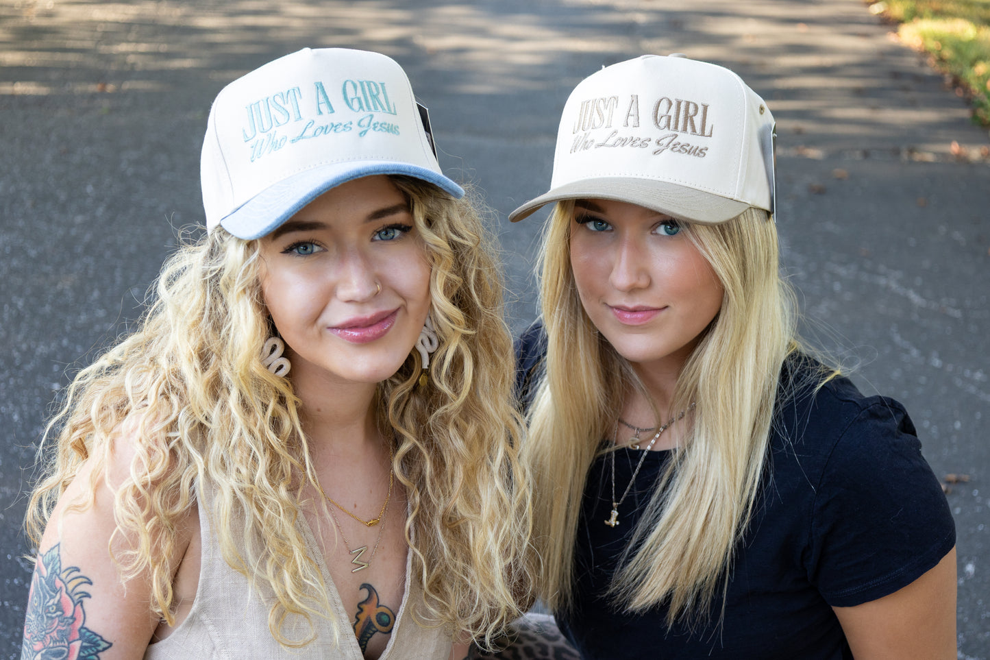 Fashion City - Just A Girl Who Loves Jesus Embroidery Trucker Hat