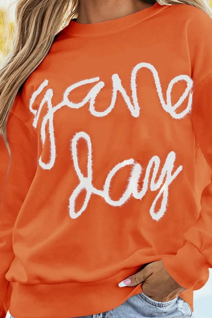 Orange 'Game Day' Sweatshirt