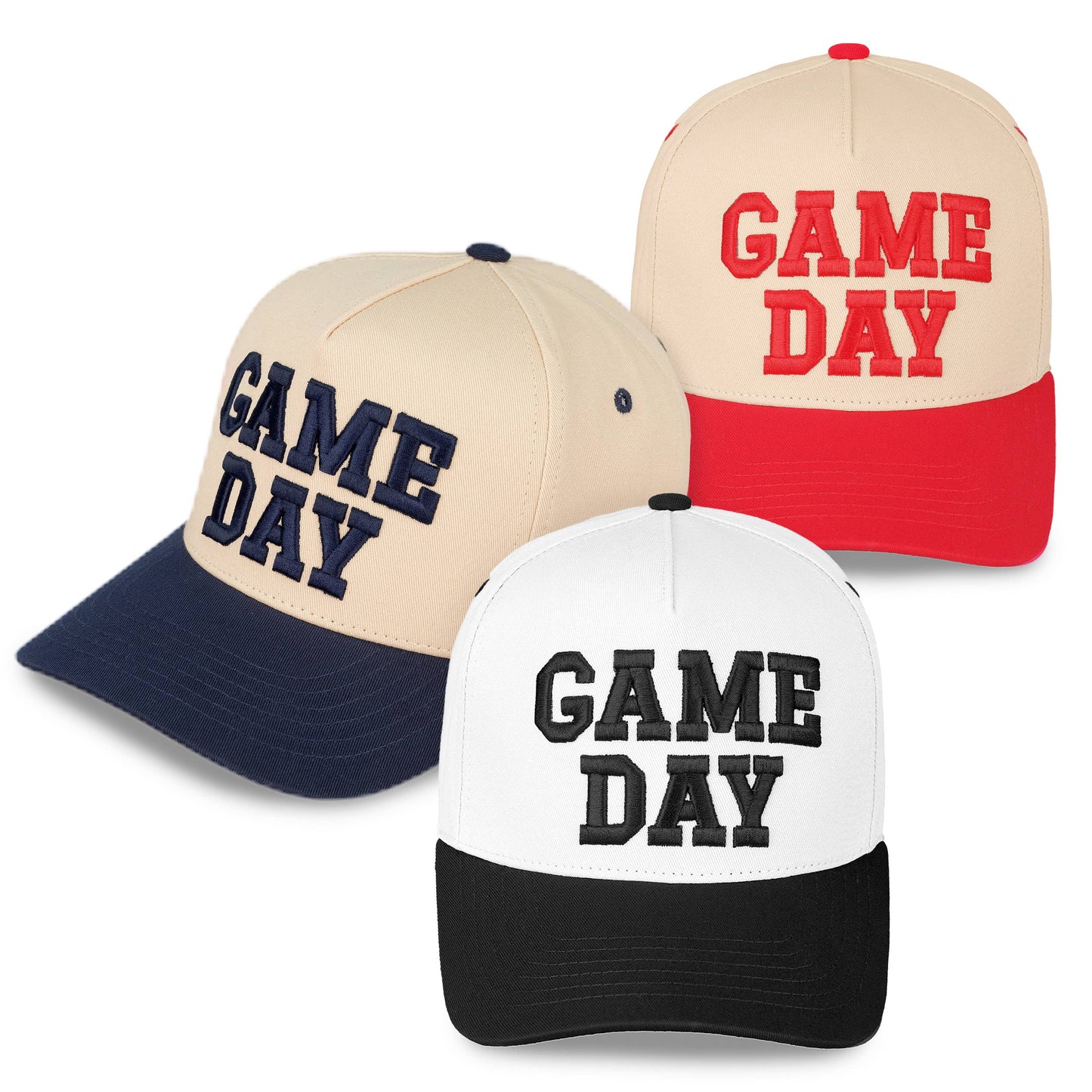 Hana - C.C GAME DAY Embroidered Cotton Baseball Cap