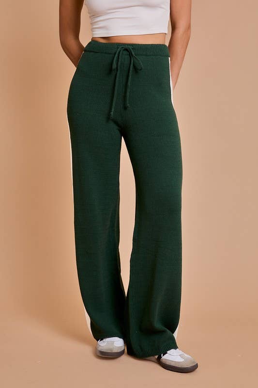GILLI - SWEATER TRACK PANTS Green