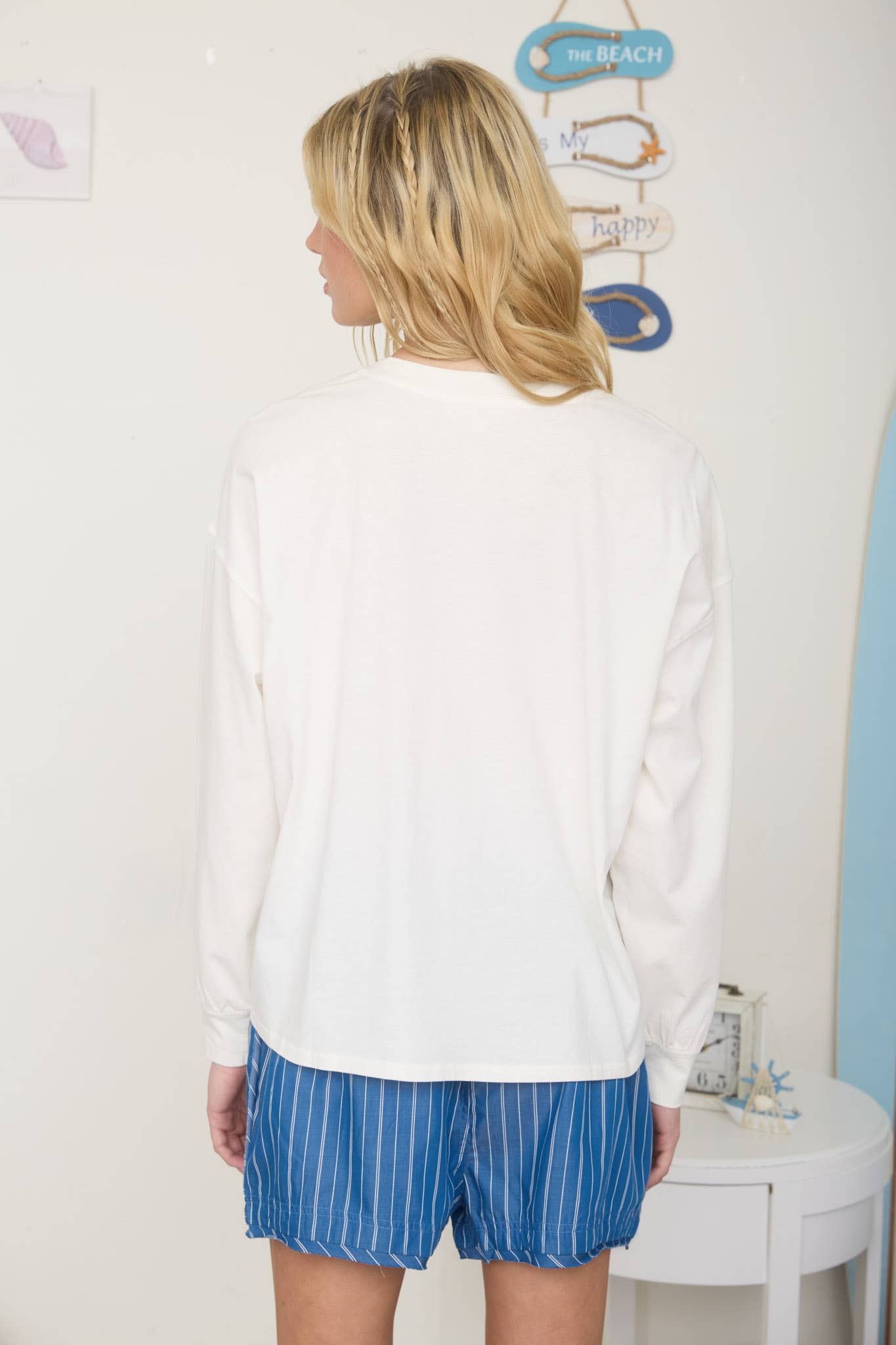 Blu Pepper - BEACH COWGIRL LONG SLEEVE KNIT TOP