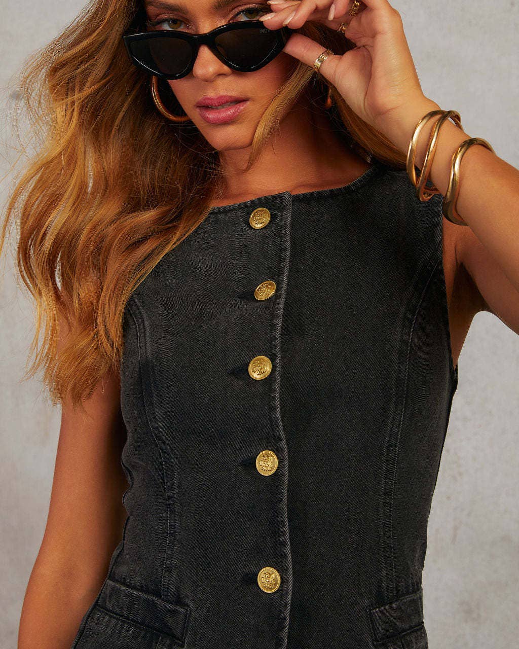 Marayn - NEW Chic Denim Vest and Jean Set European Style