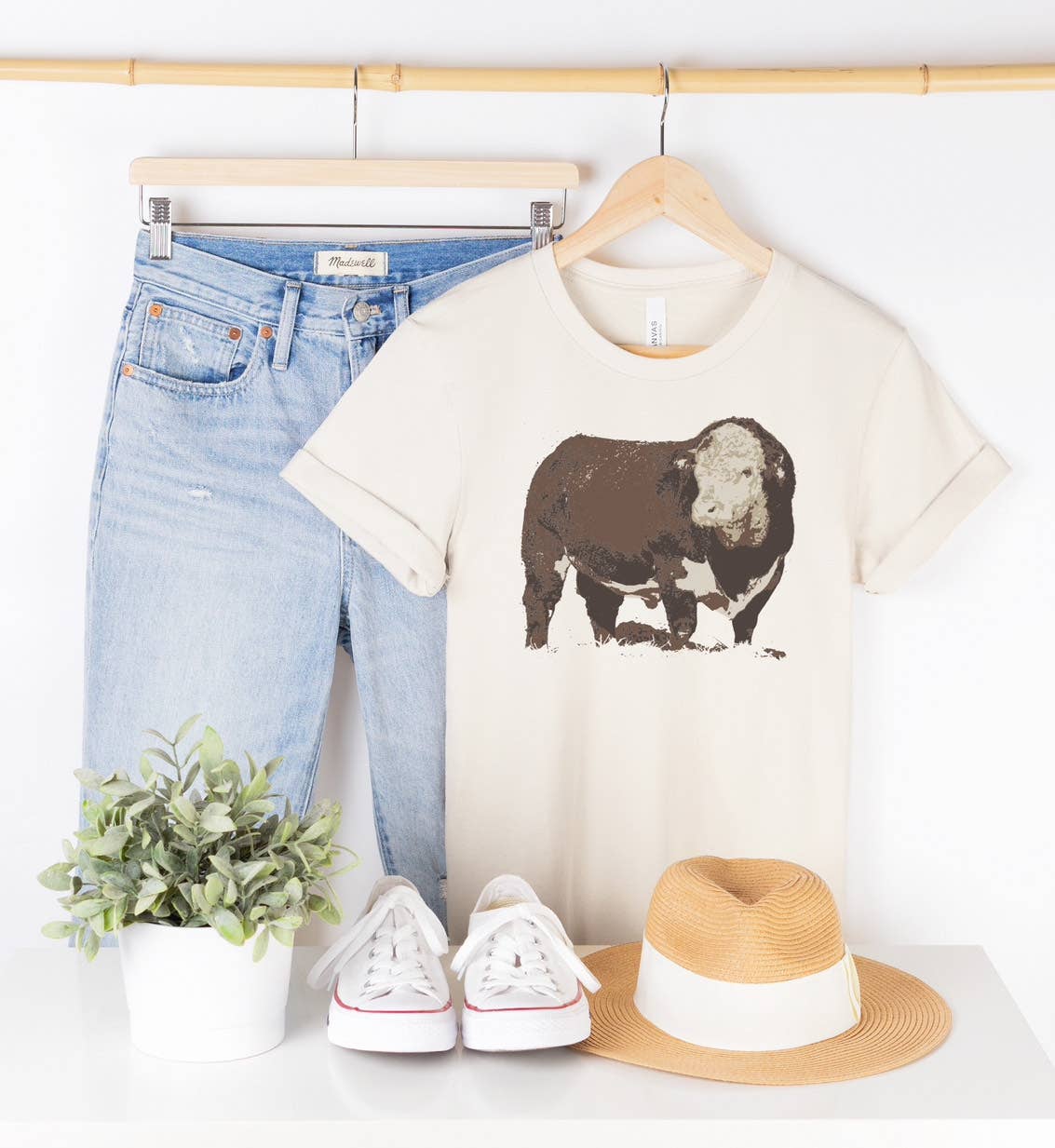 Hank & Scoot - The Hereford Bull Tee