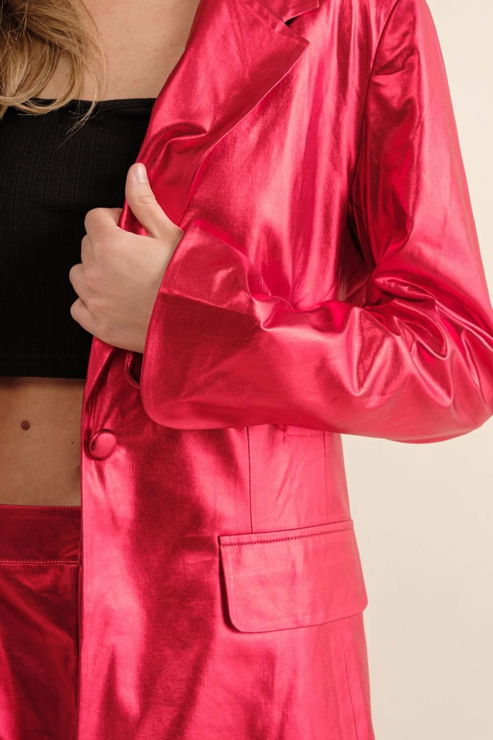 Vibrant Red Holiday or Gameday Jacket!!! LOVE THIS~